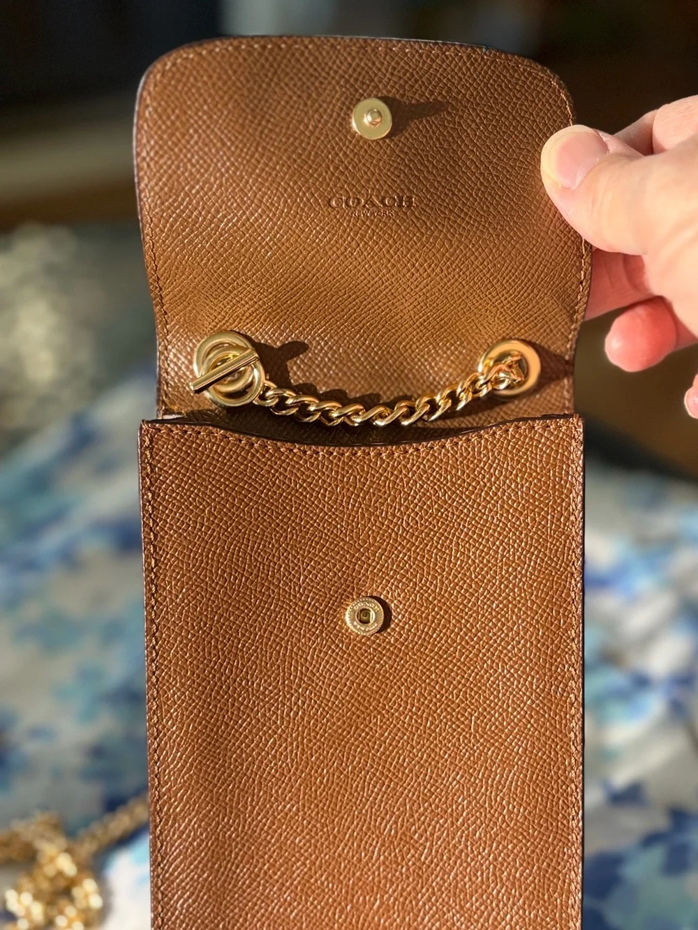 Coach North/South Phone Crossbody Bag